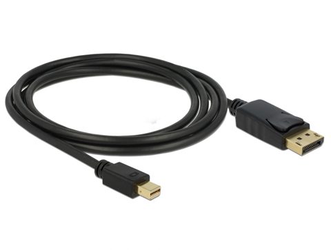 Cablu mini DisplayPort la DisplayPort 4K60Hz T-T ecranat 2m, Delock 82438