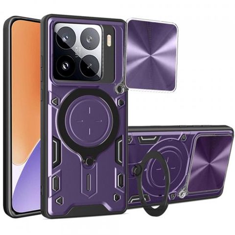 Husa pentru Xiaomi 15, Techsuit, CamGuard Pro (Mov)