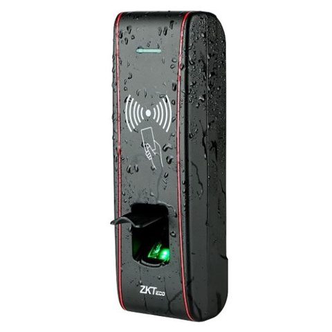 Controler de acces standalone cu functie de pontaj, cu cititoare de amprente si de cartele incorporate ZKTeco FPA-1600