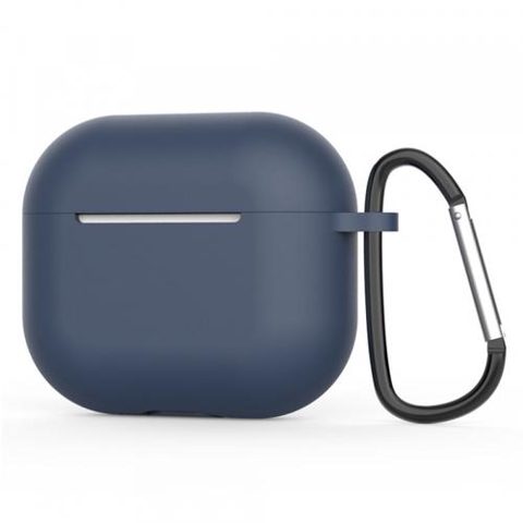 Husa Techsuit Silicone Case pentru Apple AirPods 4 (Bleumarin)