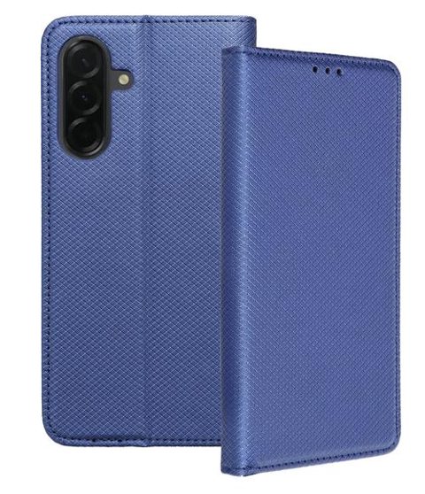 Husa pentru Samsung Galaxy A17 4G / A17 5G, OEM, Smart Magnet, Bleumarin