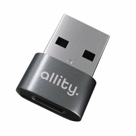 Adaptor Allity ABA-101, USB-C la USB-A (Gri)
