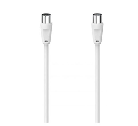 Cablu coaxial Hama 305043 T-M, 3m, 75dB (Alb)