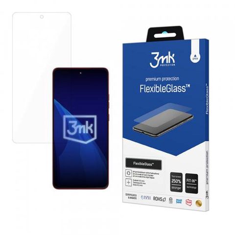 Folie de protectie Ecran 3MK FlexibleGlass pentru Motorola Moto G86 Power / G86, Sticla Flexibila, Full Glue