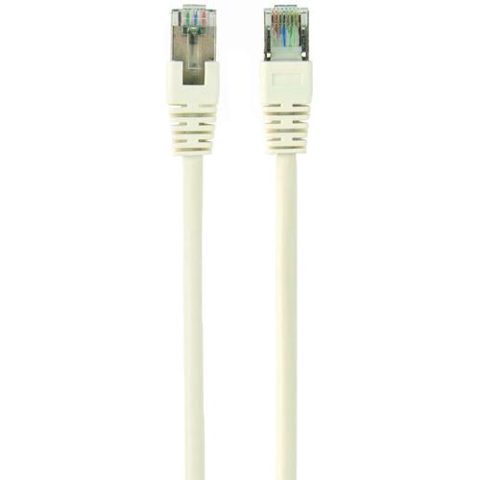 Cablu FTP GEMBIRD Cat6, cupru-aluminiu, 2 m, alb, AWG26, ecranat PP6-2M/W