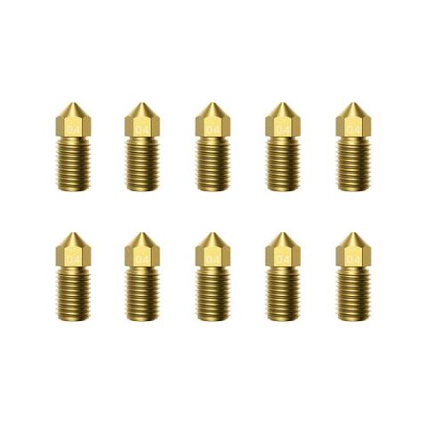 Set 10 Duze Extrudare pentru imprimanta 3D AnkerMake M5, Auriu 0.4mm