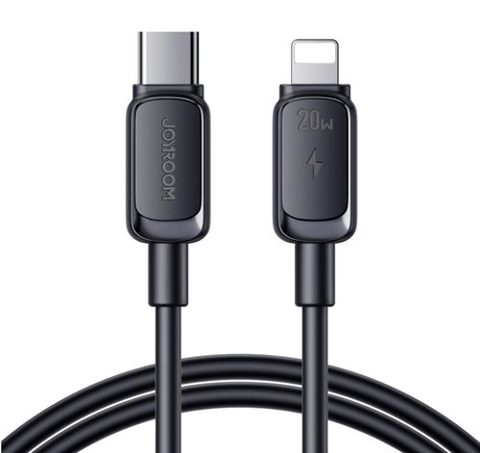 Cablu Date si Incarcare USB-C - Lightning Joyroom A14, 20W, 1.2m, Negru