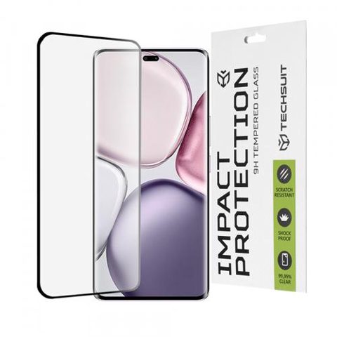 Folie de protectie Ecran Techsuit pentru Honor X9c / Magic7 Lite, Sticla Securizata, Full Glue, 111D