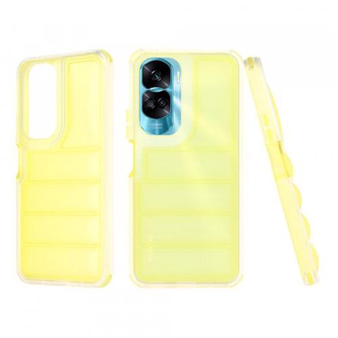 Husa pentru Honor 90 Lite, Techsuit, Wave Shield, Galbena