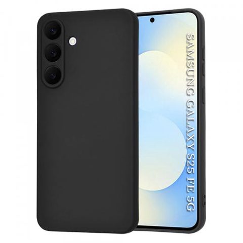 Husa pentru Samsung Galaxy S25 FE, Techsuit, SoftFlex, Neagra