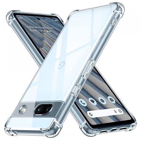 Husa pentru Google Pixel 7a, Techsuit, Shockproof Clear, Transparenta