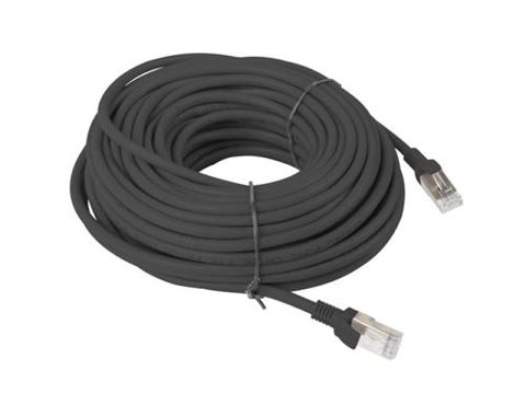 Patch cord Cat.6 UTP 20 m, Negru