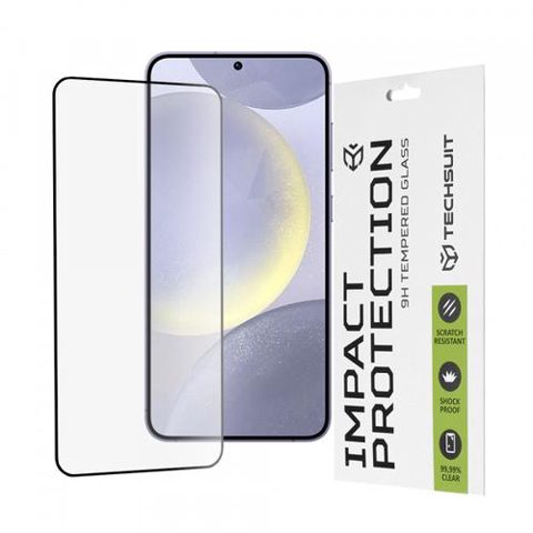 Folie de protectie Ecran Techsuit pentru Samsung Galaxy S25+ S936 / S24+ S926, Sticla Securizata, Full Glue, 111D