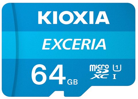 Card de memorie microSDXC Kioxia Exceria (M203) 64GB,UHS I U1+ adaptor, LMEX1L064GG2