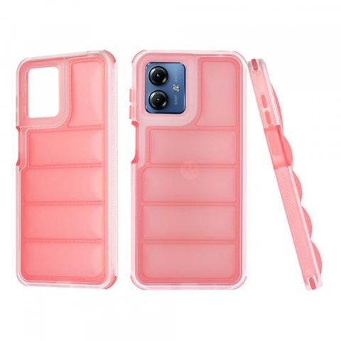 Husa pentru Motorola Moto G14, Techsuit, Wave Shield, Rosie