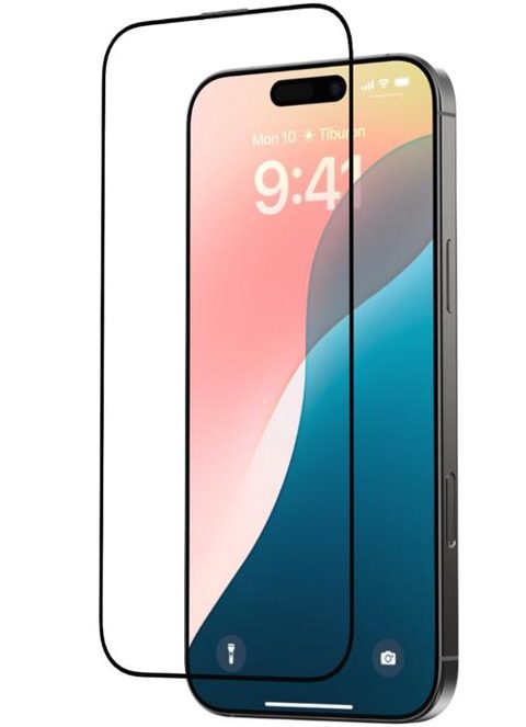 Folie Sticla Star Series Full Screen Entire View Devia pentru iPhone 16, Negru