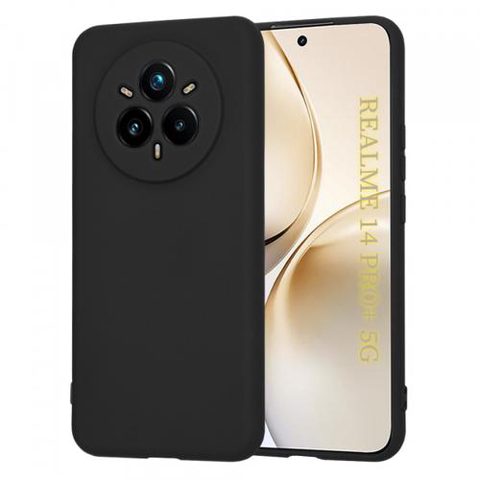 Husa pentru Realme 14 Pro+, Techsuit, SoftFlex, Neagra