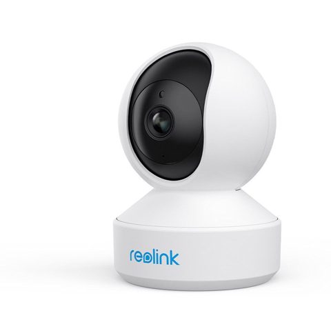 Camera de supraveghere rotativa IP Reolink E330, 4MP, IR 12 m, Wi-Fi, rotire panoramica, microfon si difuzor, slot card, detectie om/animale companie,