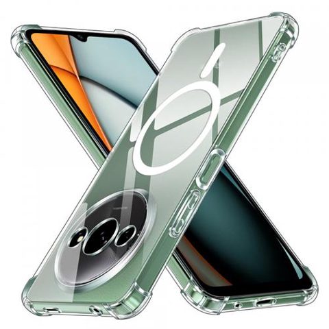 Husa MagSafe pentru Xiaomi Redmi A3x / A3, Techsuit, Shockproof, Transparenta