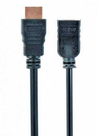 Cablu Gembird CC-HDMI4X-0.5M, HDMI male - HDMI female, 0.5m (Negru)