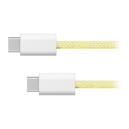 Cablu Kruger&Matz KM1271-1Y, USB TIP C - USB TIP C, 60 W, 1 m (Galben)