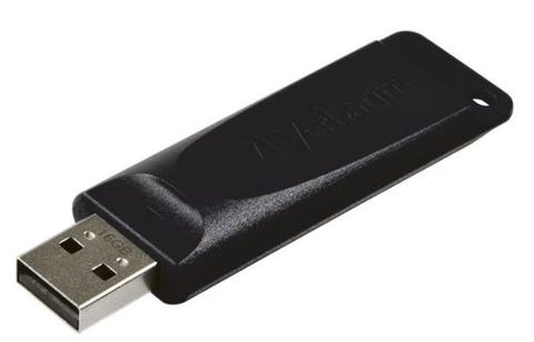 Stick USB Verbatim Slider, 16GB, USB 2.0 (Negru)