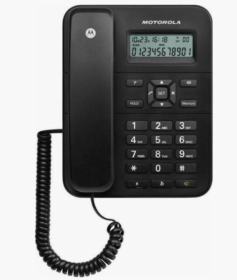 Telefon fix cu fir Motorola CT202 (Negru)