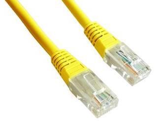 Cablu UTP Gembird PP12-1.5M/Y, Patchcord, CAT.5e, 1.5m (Galben)