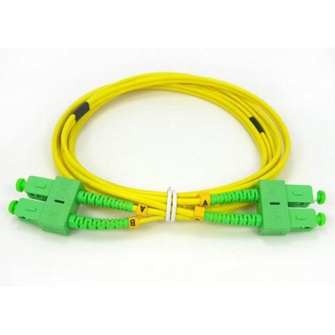 Patchcord SC/APC-SC/APC Emtex, SM OS2 50/125, manta LSZH 3.0mm, duplex 1m