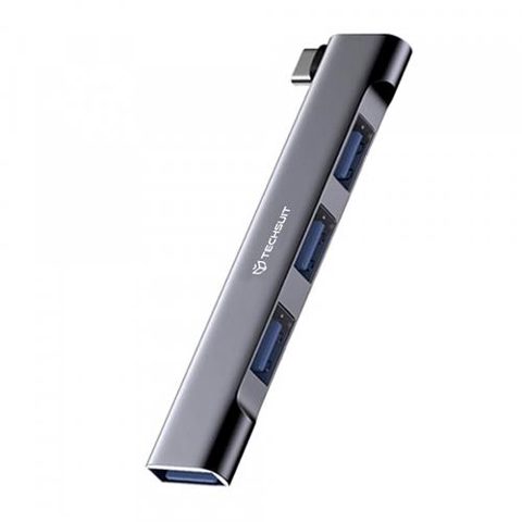 Hub USB-C Techsuit H13 ZenithDock, 4in1 (Gri)