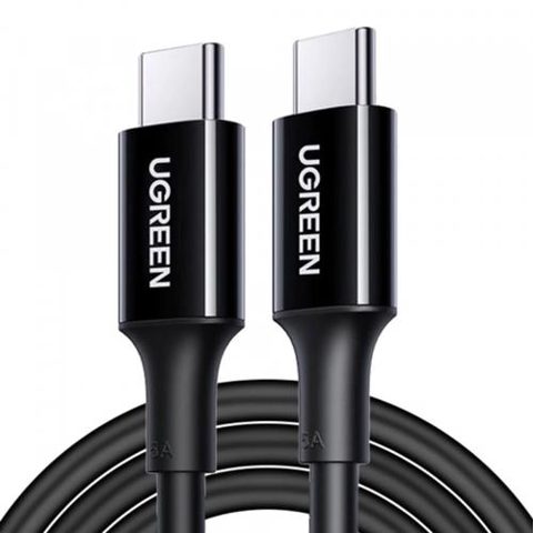 Cablu Date/Incarcare UGREEN US300, USB-C - USB-C, 100W, 1m (Negru)