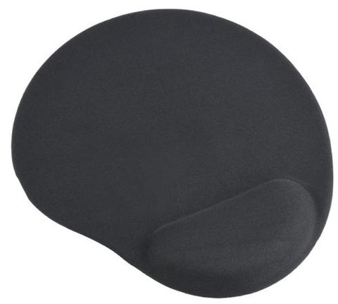 Mouse Pad Gembird MP-GEL-BK, Gel, ergonomic (Negru)