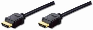 Cablu HDMI - HDMI Assmann HighSpeed AK-330114-030-S, 3m
