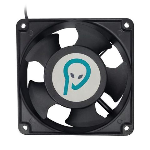 Unitate racire SPACER, 1U pentru rack 19″, 120mm, 1700rpm, 36dBA, flux aer 59cfm, otel 1.5mm, cablu 1.6m, Negru