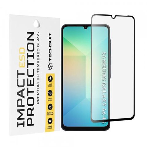 Folie de protectie Ecran Techsuit pentru Samsung Galaxy A06 A065, Sticla Securizata, Full Glue