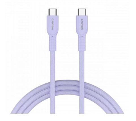 Cablu de date Canyon CND-CCAP60AB10PU, USB-C - USB-C, 1 m (Mov)