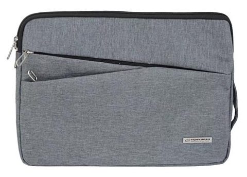 Husa laptop Esperanza Verona ET193 15.6inch, poliester, Gri