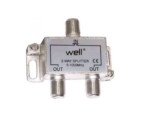 Splitter CATV coaxial (antena tv) 2 porturi 1000 MHz, SPLT-FC/2-WL