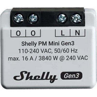 Contor de energie Shelly Plus PM mini GEN3 16A 3800235261613