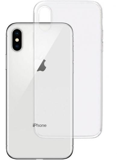 Husa Protectie Spate 3MK Clear pentru Apple iPhone XS / X (Transparent)