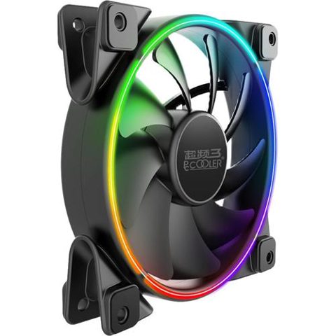 Ventilator PCCOOLER Corona FRGB 120, iluminare ARGB, 120 mm, 2000 rpm, PWM