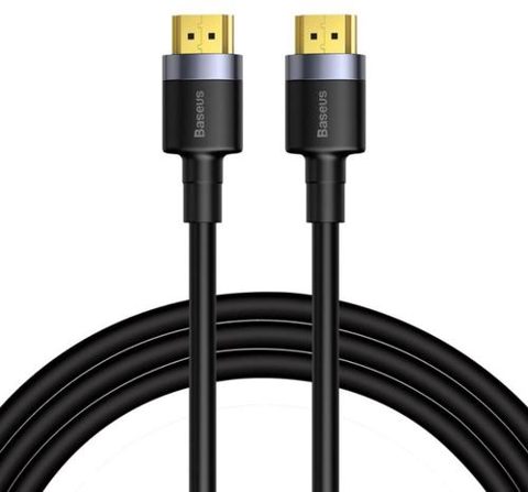 Cablu HDMI Adaptor 4K Baseus CADKLF-G01, HDMI la HDMI, 3 m (Negru/Auriu)