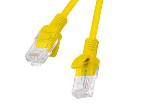 Cablu UTP Lanberg PCU6-10CC-0150-Y, CAT.6, 1.5m (Galben)