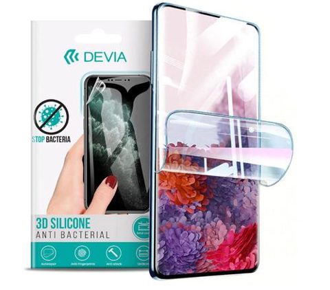 Folie Silicon Antibacterian Devia Pentru Huawei Nova 5T (Transparent)