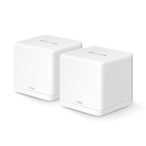 Router wireless Mercusys Halo H60X, set 2 bucati, Wi-Fi 6, 802.11ax, 10/100/1000 Mbps