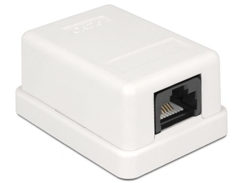 Priza aplicata cat 6 neecranata 1 port, Delock 86248