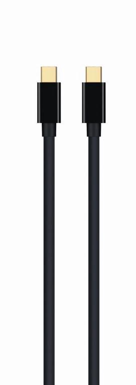 Cablu video Gembird CCP-mDPmDP2-6 Mini-DisplayPort (T) la Mini-DisplayPort (T), 1.8m, 4K UHD (3840x2160)@30 Hz (Negru)