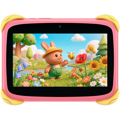 Tableta Blackview Link 1 Kids Mini, Procesor Quad-Core Rockchip RK3562, Ecran IPS 7inch, 3GB RAM, 32GB Flash, 5MP, Wi-Fi, Bluetooth, Android (Roz)