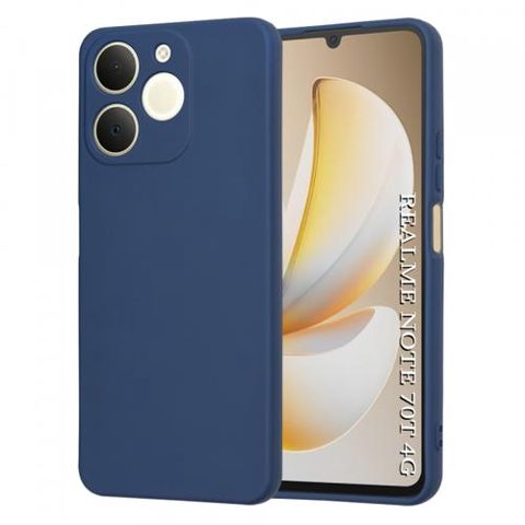 Husa pentru Realme Note 70T, Techsuit, SoftFlex, Bleumarin
