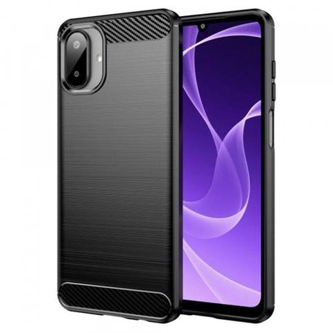 Husa pentru Samsung Galaxy A07, Techsuit, Carbon, Neagra